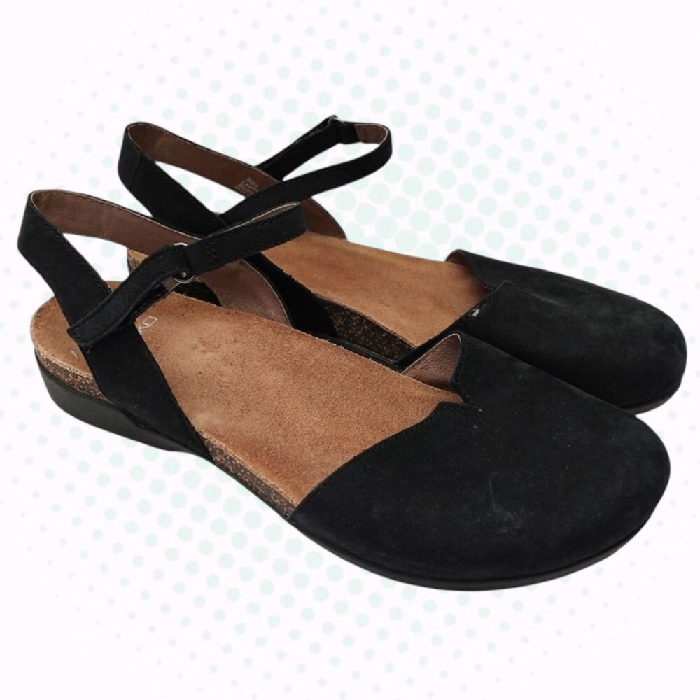 NWOT Black Dansko Rowen Velcro Mary Jane Clogs Size EU 39